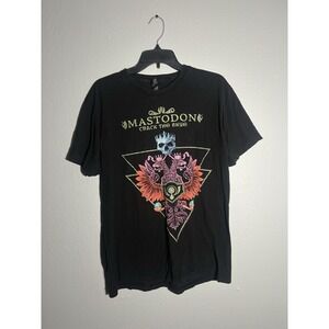 Mastodon Crack The Skye Tour 2019 T Shirt Mens L Black Metal Band Tee